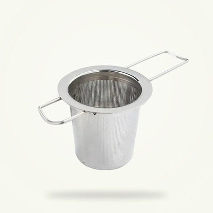 Stainless Steel Tea Infuser Ball with Chain - Loose Leaf Tea Strainer for Cup & Pot, product photo on a plain background