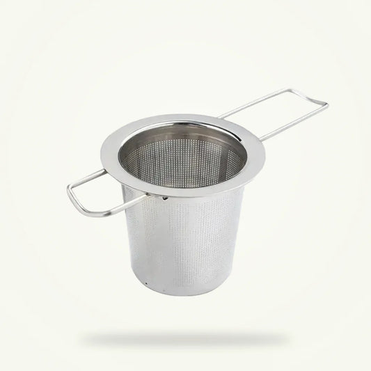 Stainless Steel Tea Infuser Ball with Chain - Loose Leaf Tea Strainer for Cup & Pot, product photo on a plain background