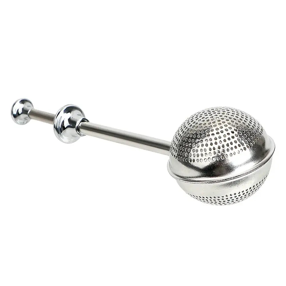 Tea infuser open showing fine mesh basket