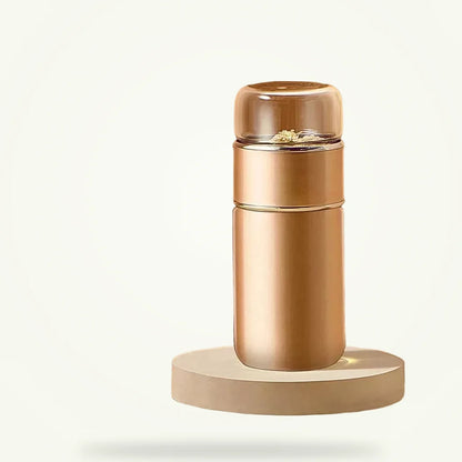 Granny Lulu stainless steel tea infuser thermos bottle 450ml product shot