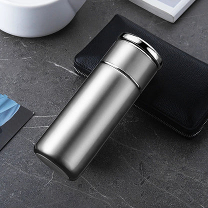 Gold color stainless steel tea infuser thermos 300ml double wall 304