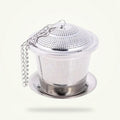 Stainless Steel Tea Infuser with Incense Burner Design