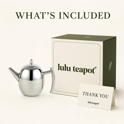 Stainless Steel Teapot for Induction Cooktops - 1L / 1.5L : packaging concept (non contractuel)