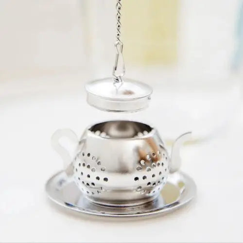 Stainless steel tea infuser with handle
