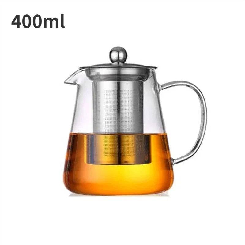Teapot with infuser and loose leaf tea