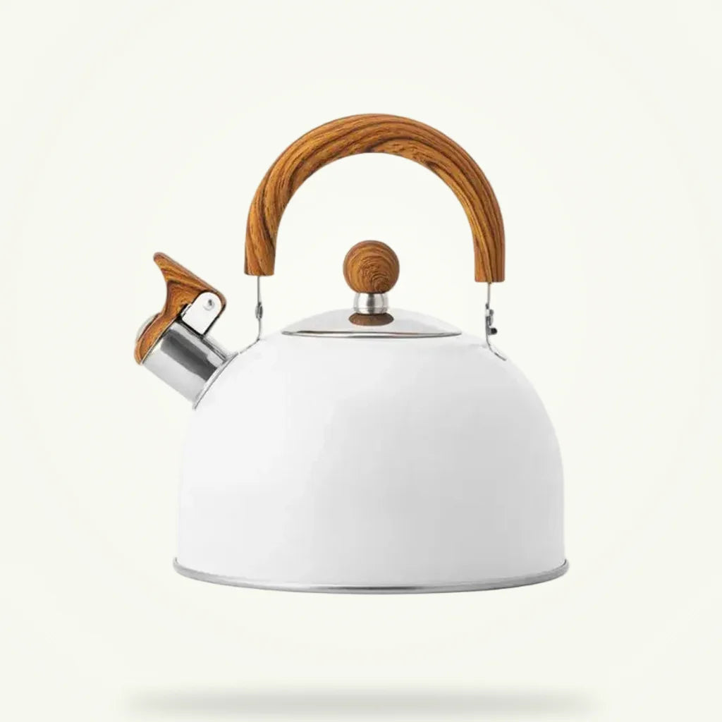 Stainless Steel Whistling Teapot 2.5/3L for All Stovetops, product photo on a plain background
