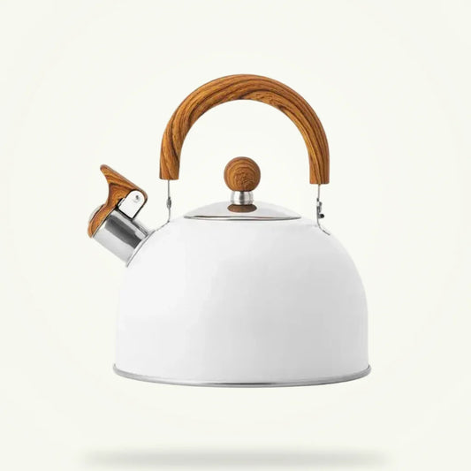 Stainless Steel Whistling Teapot 2.5/3L for All Stovetops, product photo on a plain background