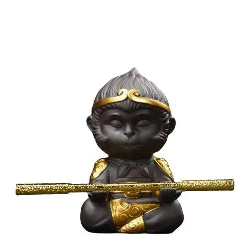 Monkey King Sun Wukong spoon rest close up