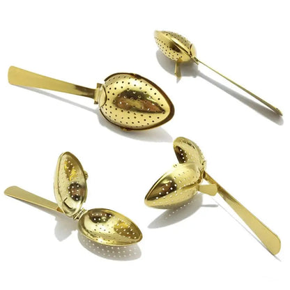 Tea infuser spoon with long handle