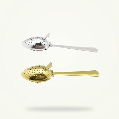Tea Infuser Spoon with Fine Mesh Strainer, product photo on a plain background
