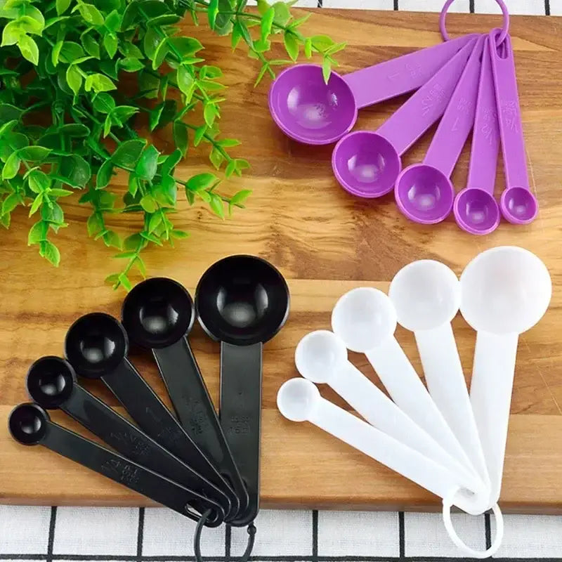 Tea measuring spoon with accurate marks on white background
