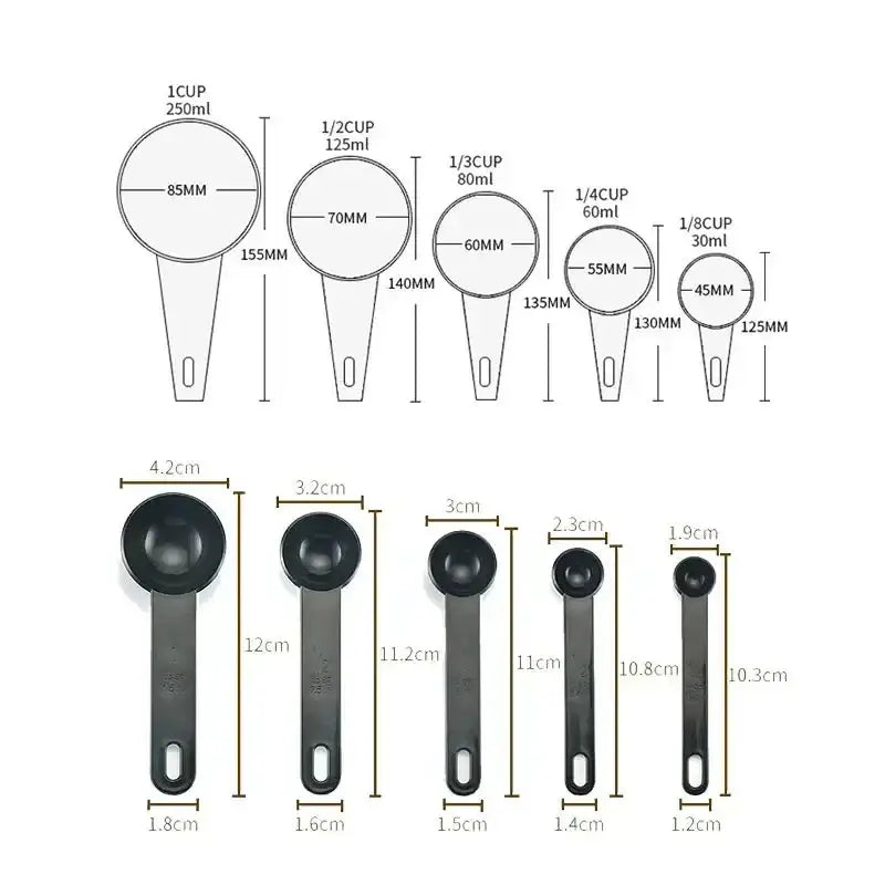 Measuring spoon for loose leaf tea and coffee