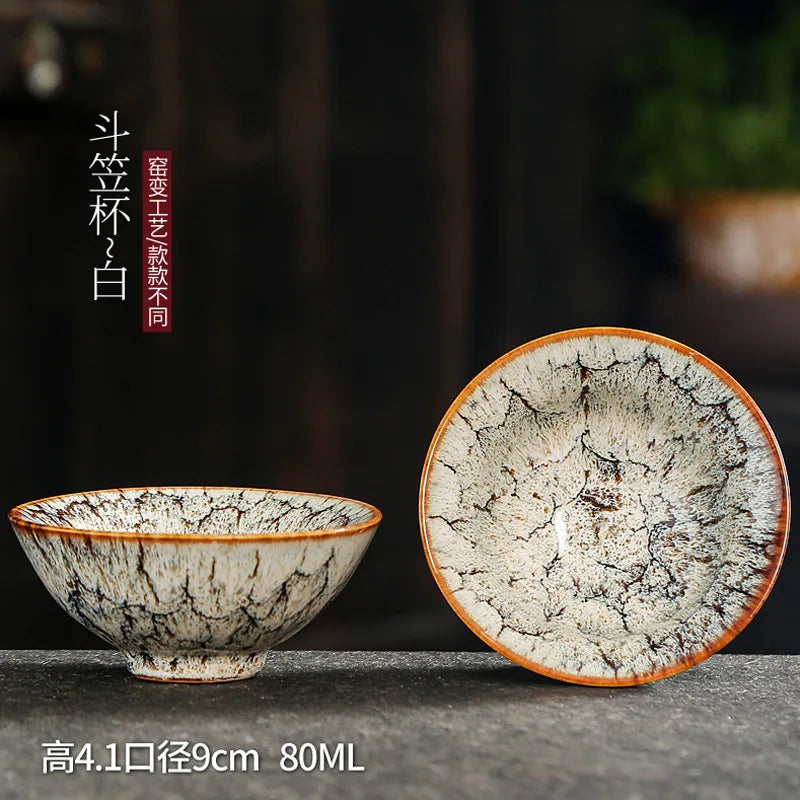 Tenmoku Glaze Tea Cup - view 16
