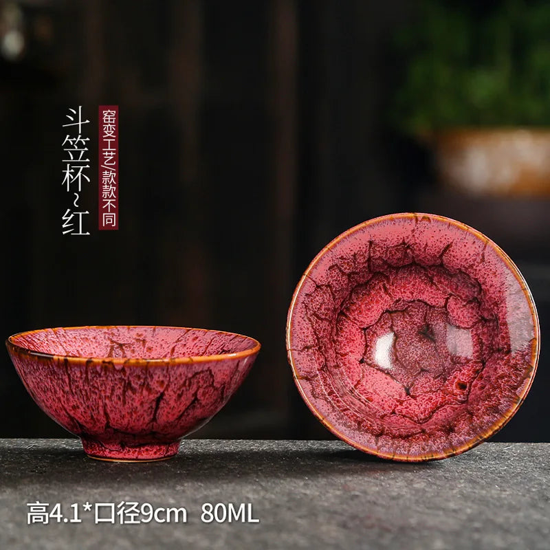 Tenmoku Glaze Tea Cup - view 17