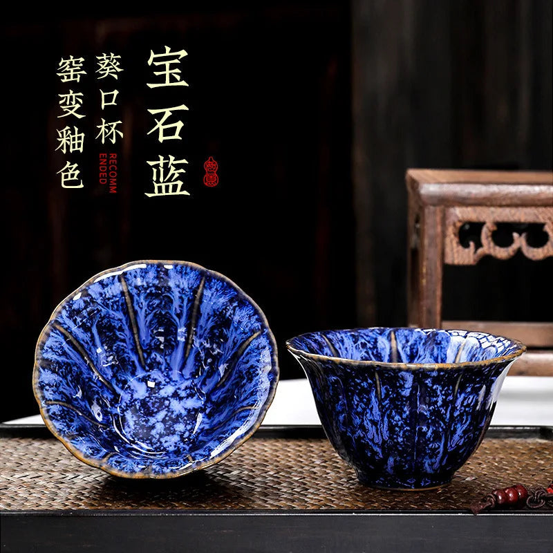 Tenmoku Glaze Tea Cup - view 6