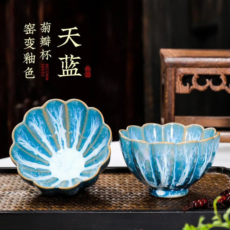Tenmoku Glaze Tea Cup - view 9