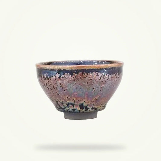 Tenmoku matcha bowl handcrafted stoneware chawan 130 ml product shot