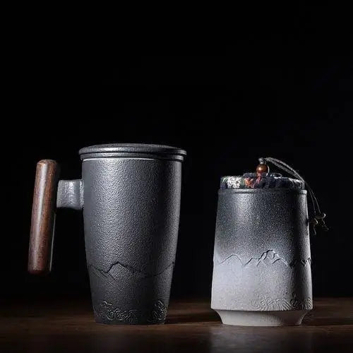 Chinese ceramic teapot with infuser and gift box, ready for gifting