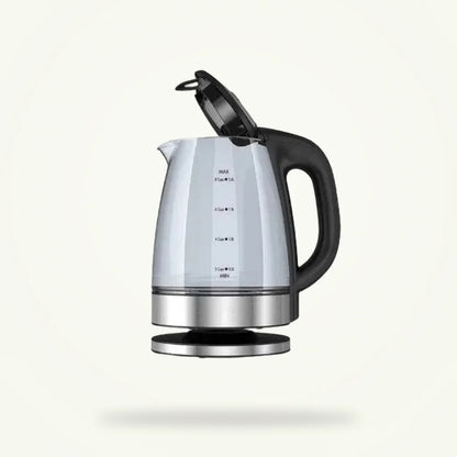 Transparent Electric Kettle 2L with Temperature Control, product photo on a plain background