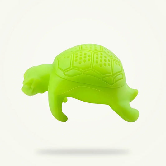 Turtle Tea Infuser, Silicone Loose Leaf Tea Strainer, product photo on a plain background