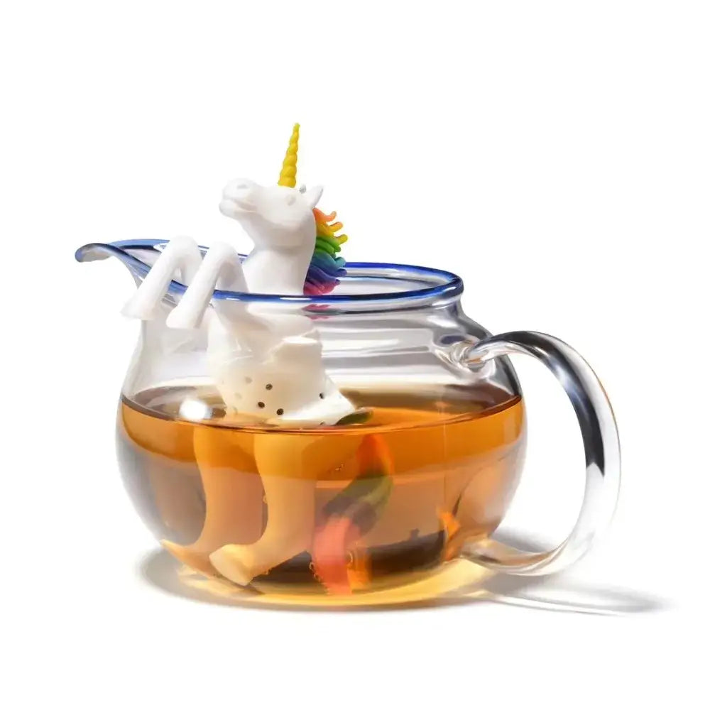 Unicorn tea infuser in silicone, cute and colorful