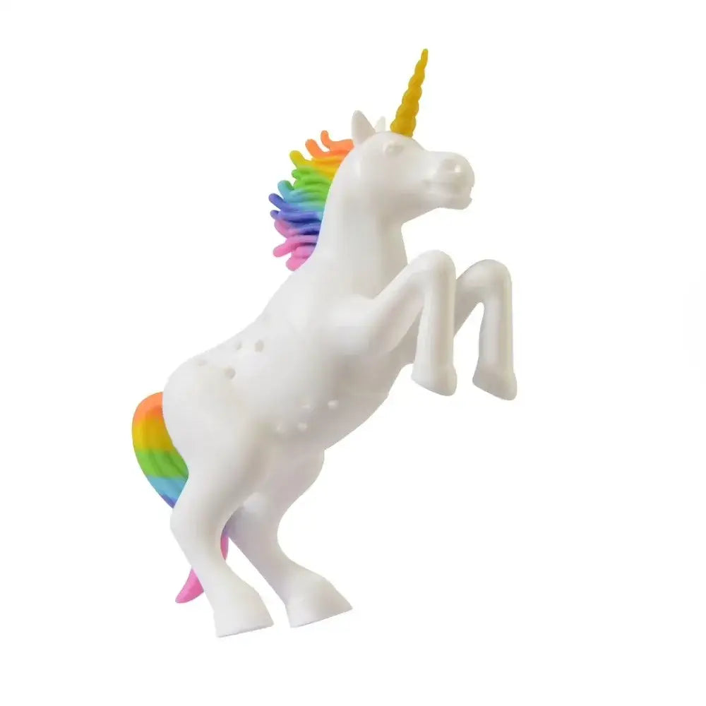 Close up of unicorn tea infuser with loose leaf tea