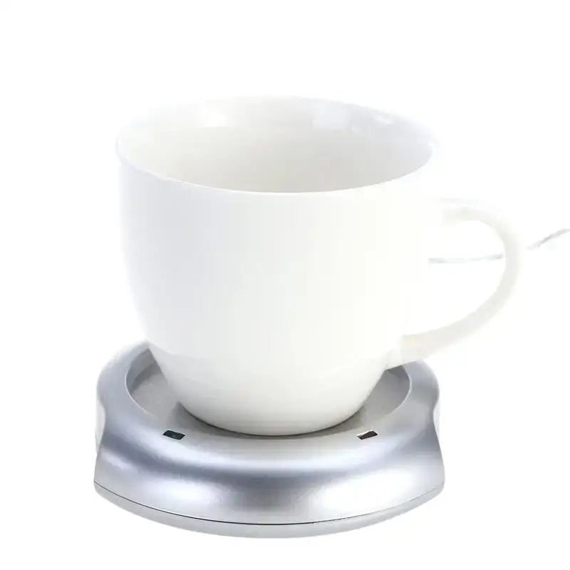 Portable USB mug warmer for desk use