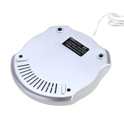 USB mug warmer with USB cable connected
