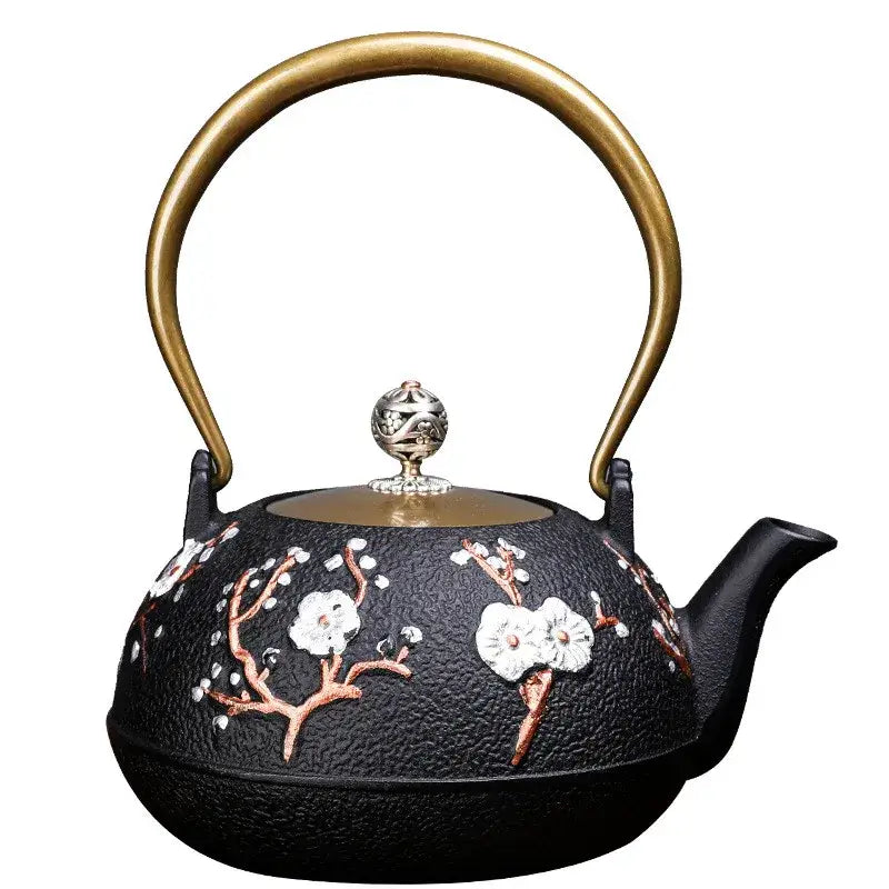 Induction ready cast iron teapot, 1.2 liter
