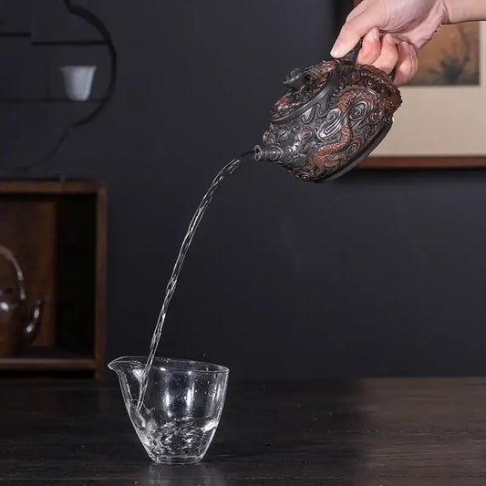 Ceramic teapot for one cup of tea