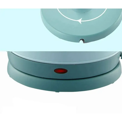 Electric teapot 1.7L with cordless power base and cord storage underneath