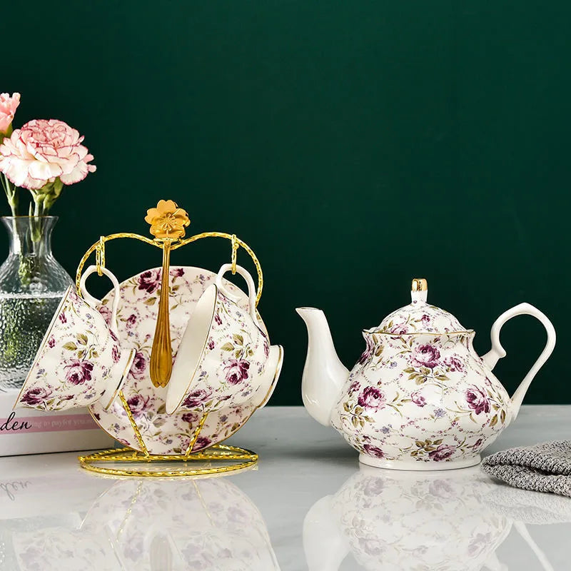 vintage-english-porcelain-teapot-set-with-floral-design-and-gold-trim Mayfair Porcelain