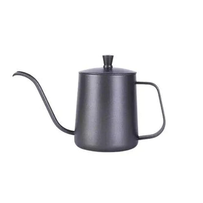 Black swan neck kettle 350ml without insulated handle, compact size