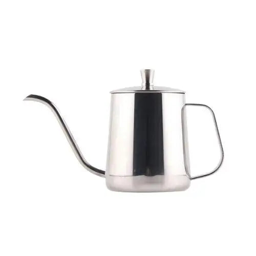 Gray matte swan neck kettle 350ml without insulated handle