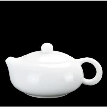 White ceramic teapot 180ml size