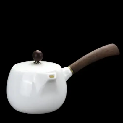 White ceramic teapot 190ml size