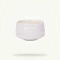 White Chawan Tea Bowl, Handcrafted Japanese Matcha Bowl