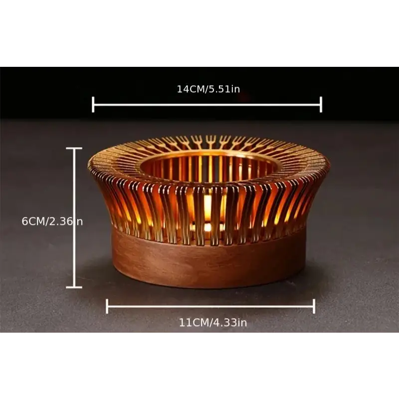Teapot warmer variant 4 with geometric design