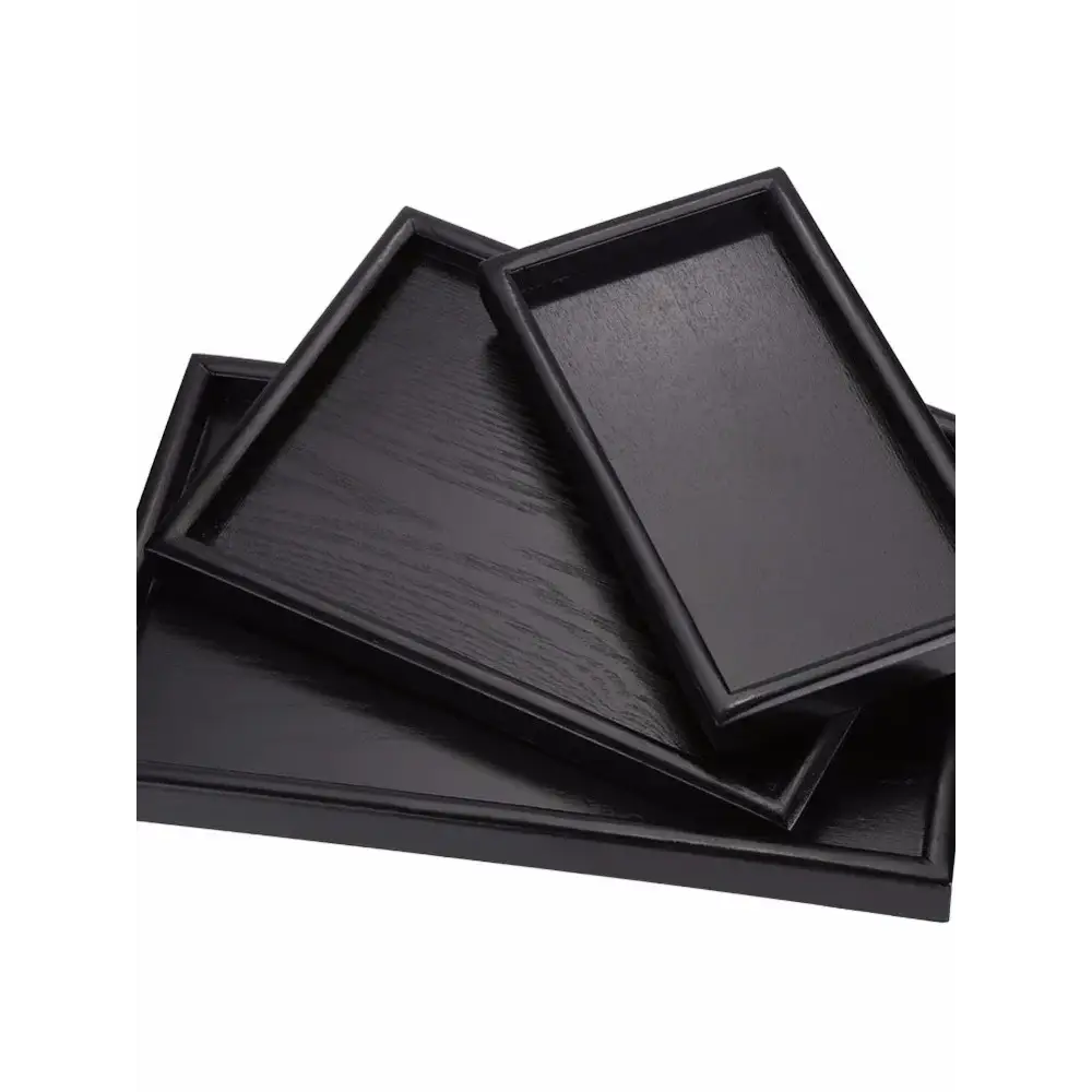 Wooden tea tray for serving tea