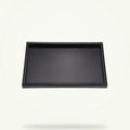 Wooden Tea Serving Tray with Bamboo Finish