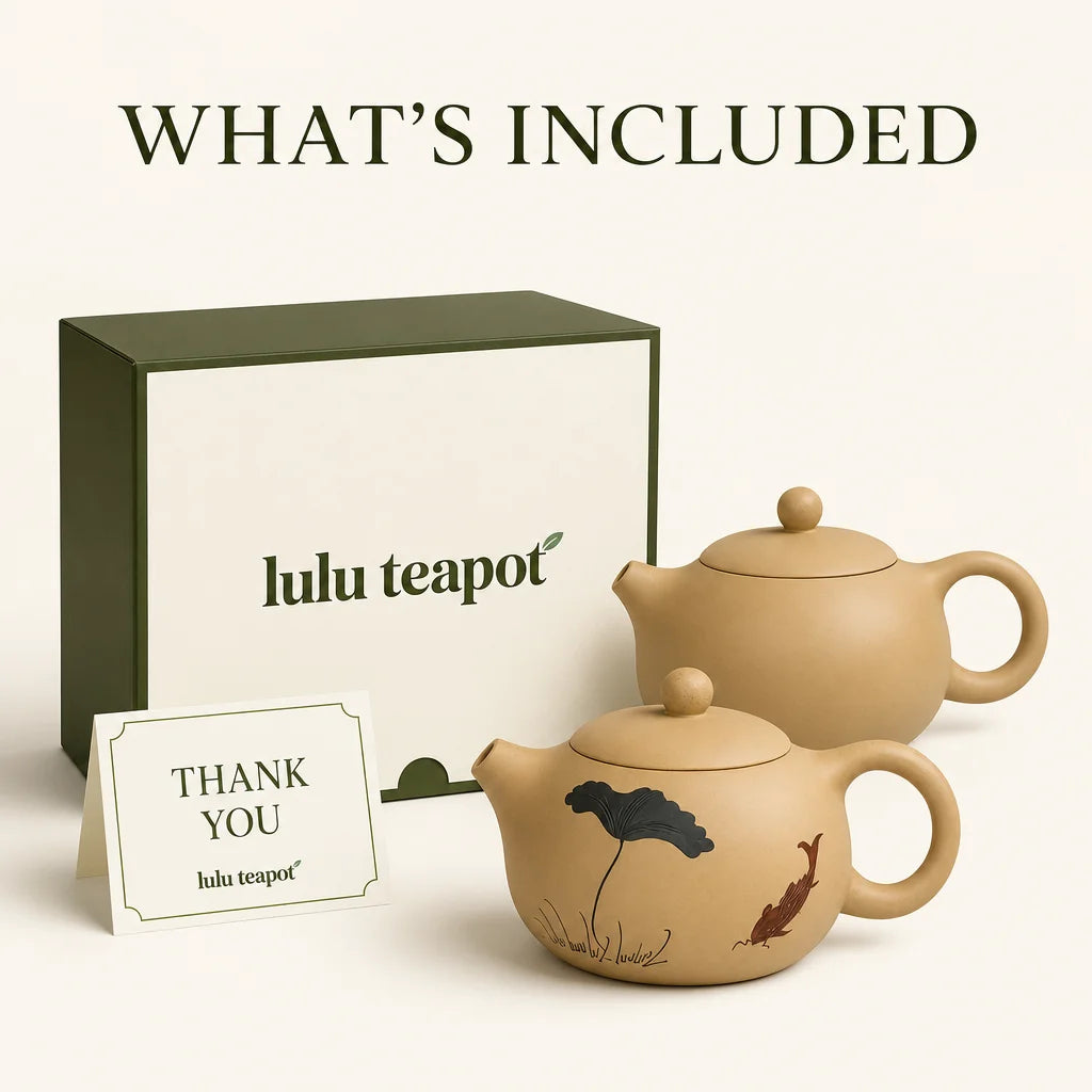 Yixing Clay Teapot, Beige Chinese Zisha Teapot for Loose Leaf Tea : packaging concept (non contractuel)