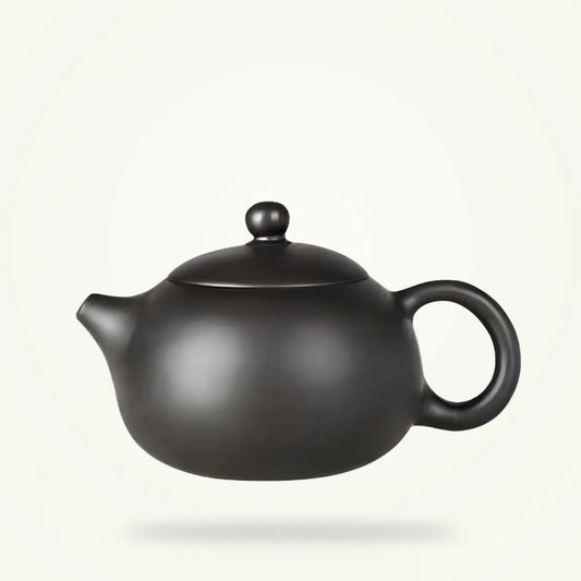 Yixing Clay Teapot, Traditional Unglazed Terracotta, 500 ml, product photo on a plain background