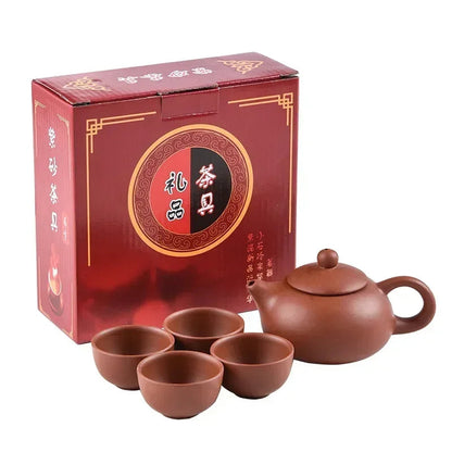 Zisha Gongfu Tea Set, 5 Pieces