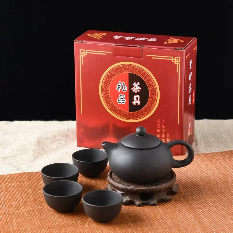 Zisha Gongfu Tea Set, 5 Pieces - view 3