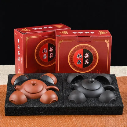 Zisha Gongfu Tea Set, 5 Pieces - view 4