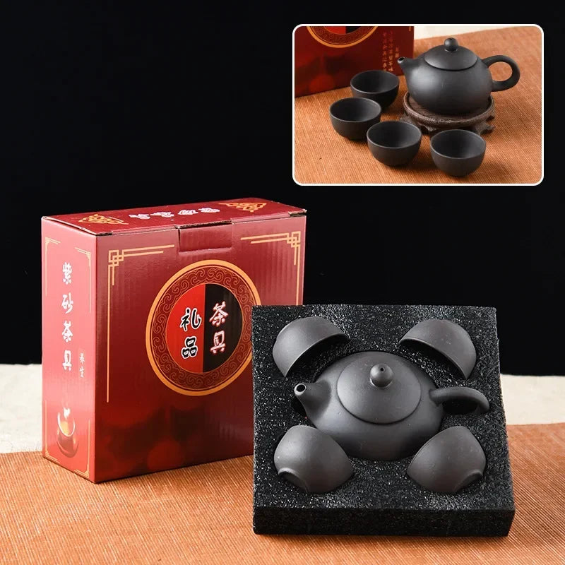 Zisha Gongfu Tea Set, 5 Pieces - view 6