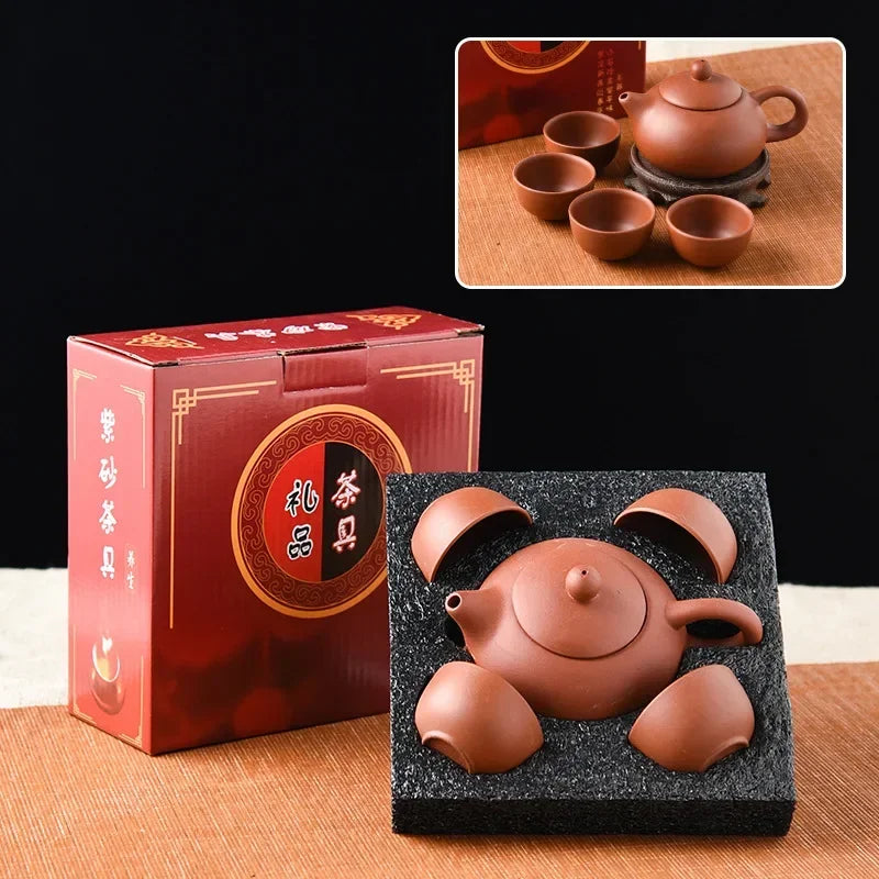 Zisha Gongfu Tea Set, 5 Pieces - view 7